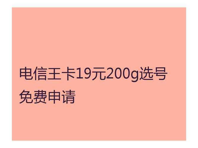 电信19元王卡申请官网，办理流程公布