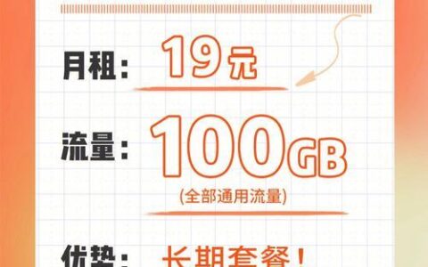 19元100g全国通用流量卡