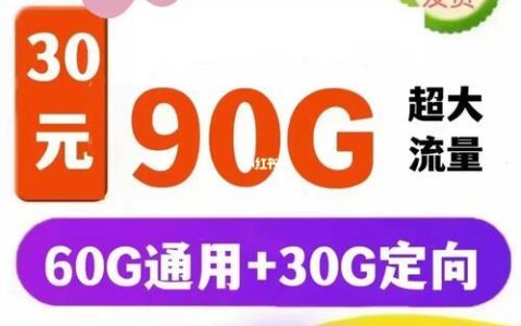 联通流量王29元特惠版，月享108G流量+100分钟语音，性价比超高