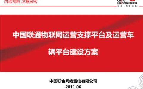 联通物联网服务运营平台：助力物联网行业发展