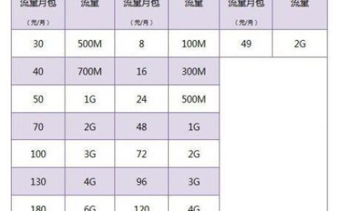 30元移动数据流量套餐，性价比之选