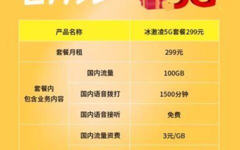 联通冰淇淋5G套餐：流量充足，价格实惠，适合多种需求用户