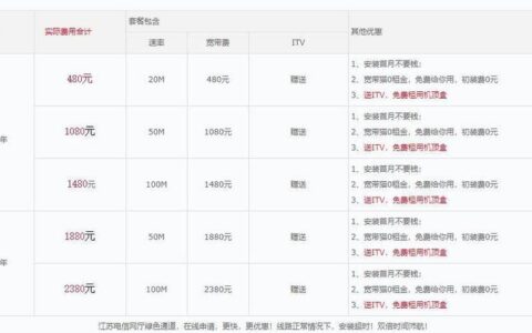 电信300兆宽带费用2023最新报价