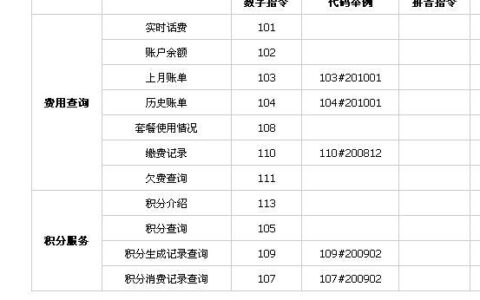 电信查话费号码是10001还是10000？