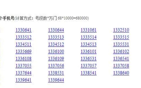 133开头的号码是属于哪里的？