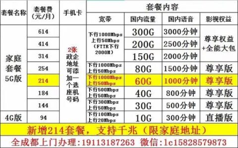 电信139套餐：资费详情及办理指南