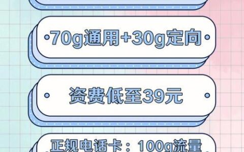 电信39卡：满足你日常通话和上网需求的实惠套餐