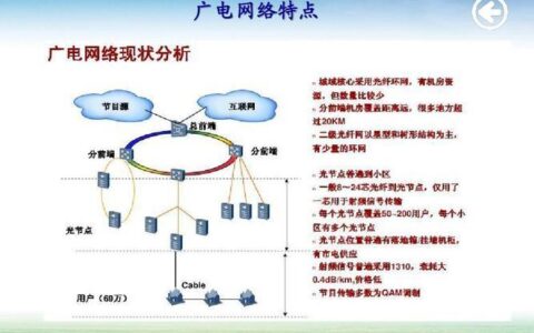 广电网络的特点