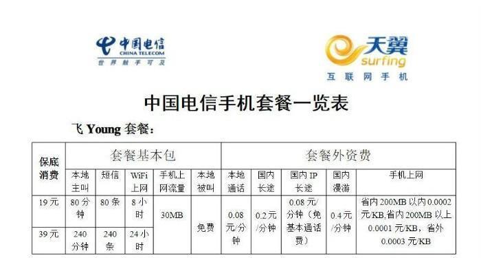 2024杭州电信宽带套餐价格表