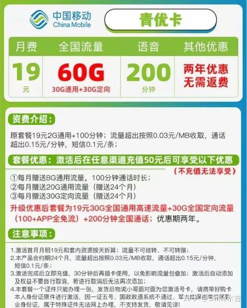 移动仅通话套餐：适合通话需求大、流量需求小的用户