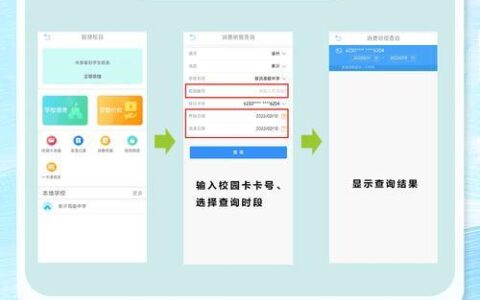高中校园一卡通怎么查明细？
