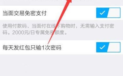 免密支付功能怎么取消？