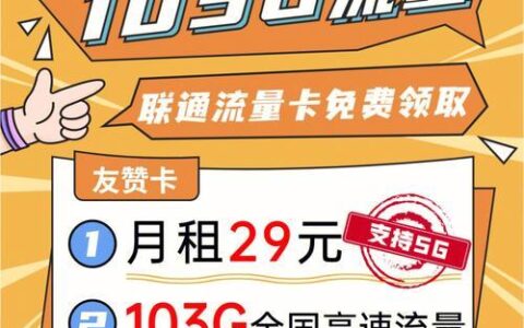 联通5G纯流量卡：冲浪无忧，畅享极速